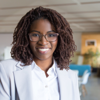 young-african-american-businesswoman-smiling